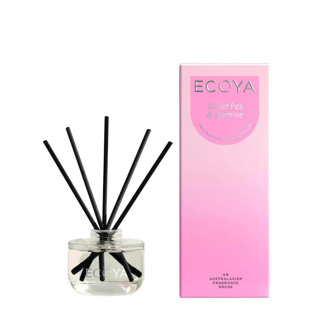 Ecoya Sweet Pea & Jasmine Mini Reed Diffuser 50ml