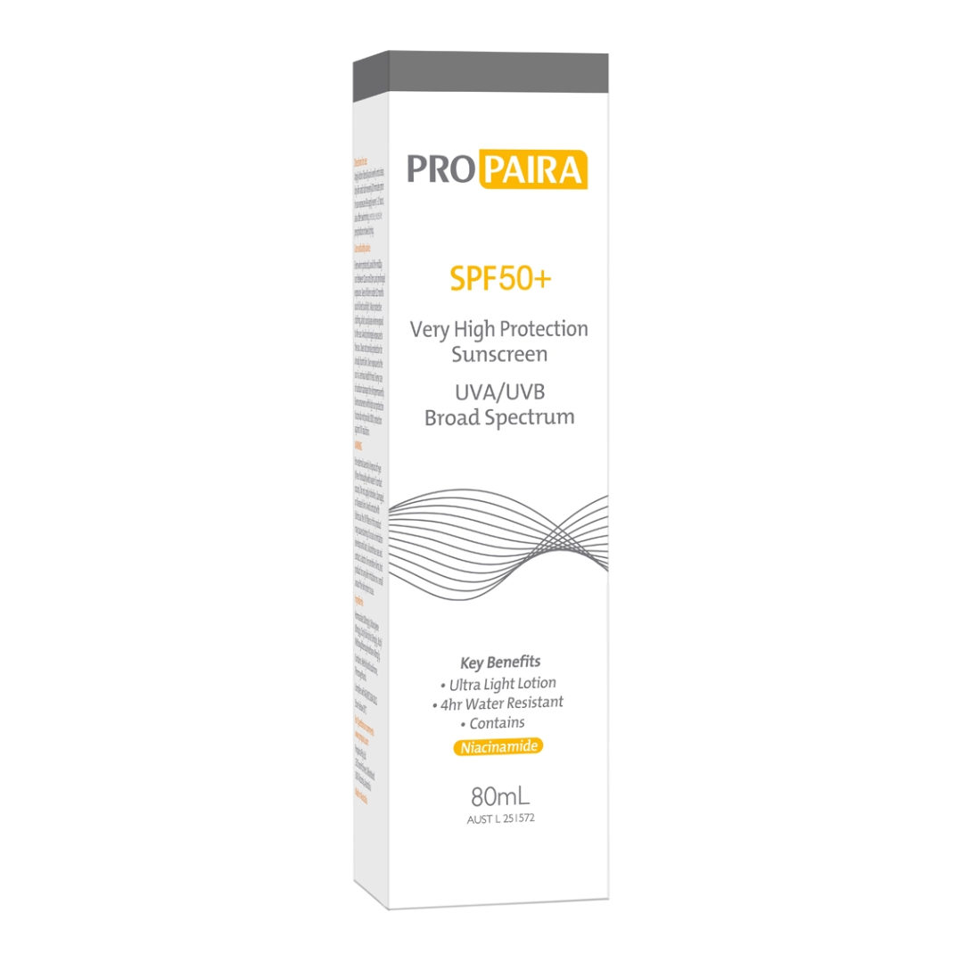 Propaira SPF50+ Sunscreen Lotion 80ml