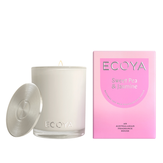 Ecoya Sweet Pea & Jasmine Madison Candle 400g