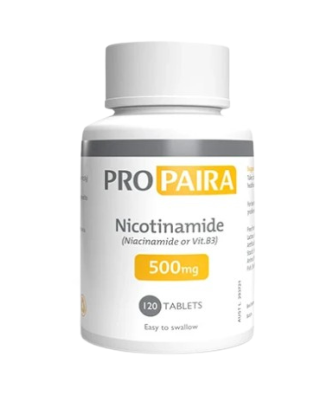 Propaira Vitamin B3 or Niacinamide 500 mg 120 caps