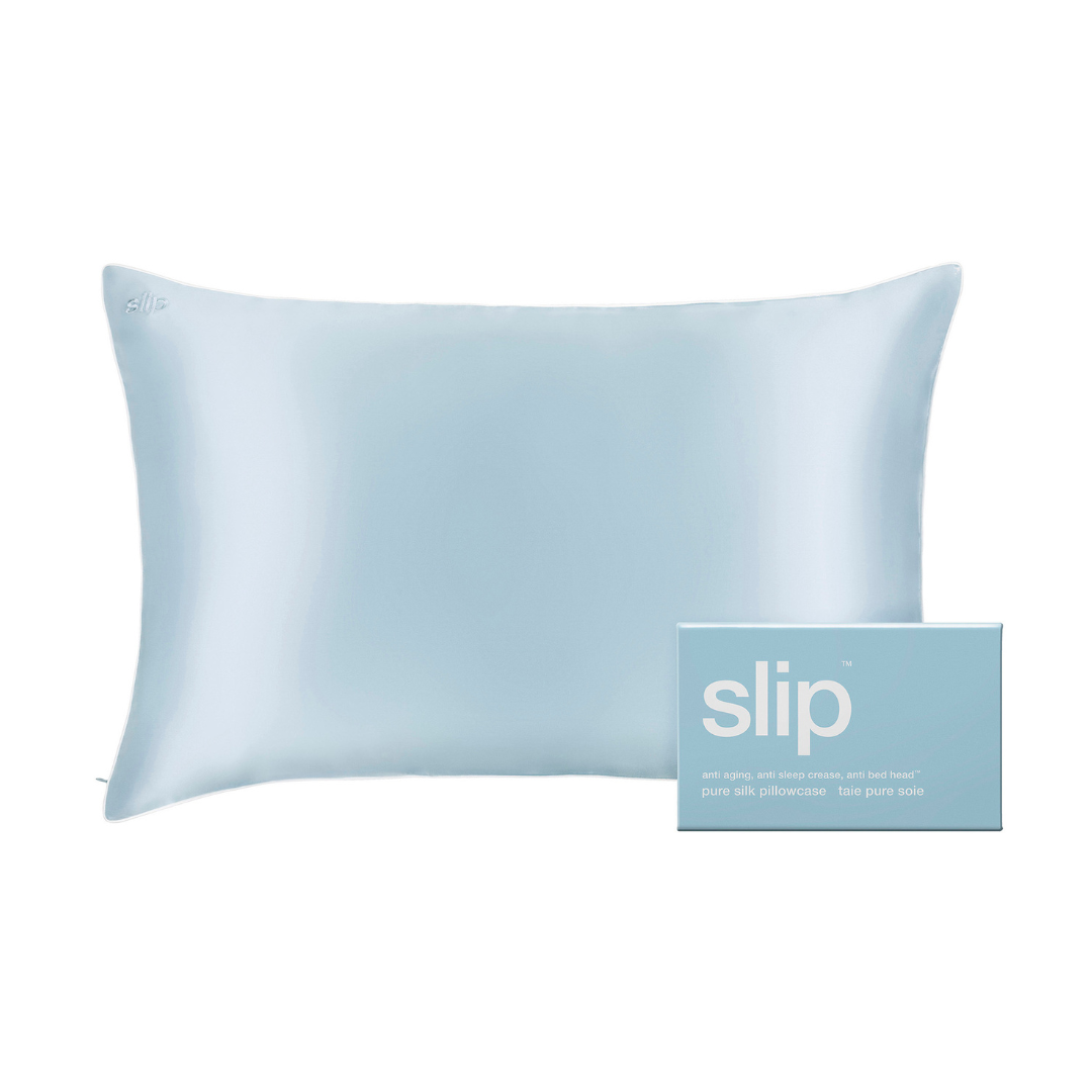 SLIP Queen Zippered Pure Silk Pillowcase - Seabreeze
