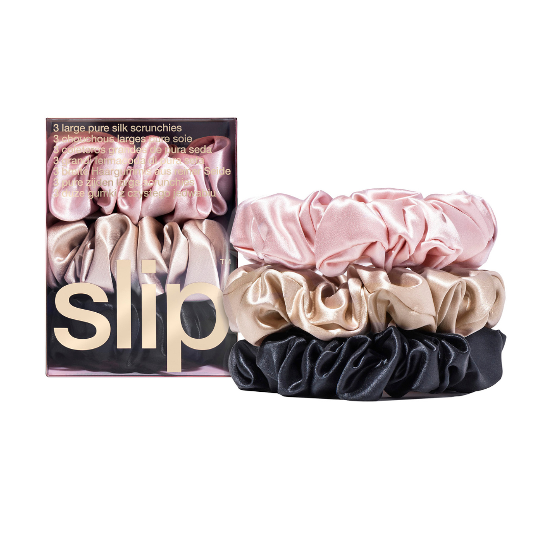 Slip Silk Multi Large Scrunchies 3pk