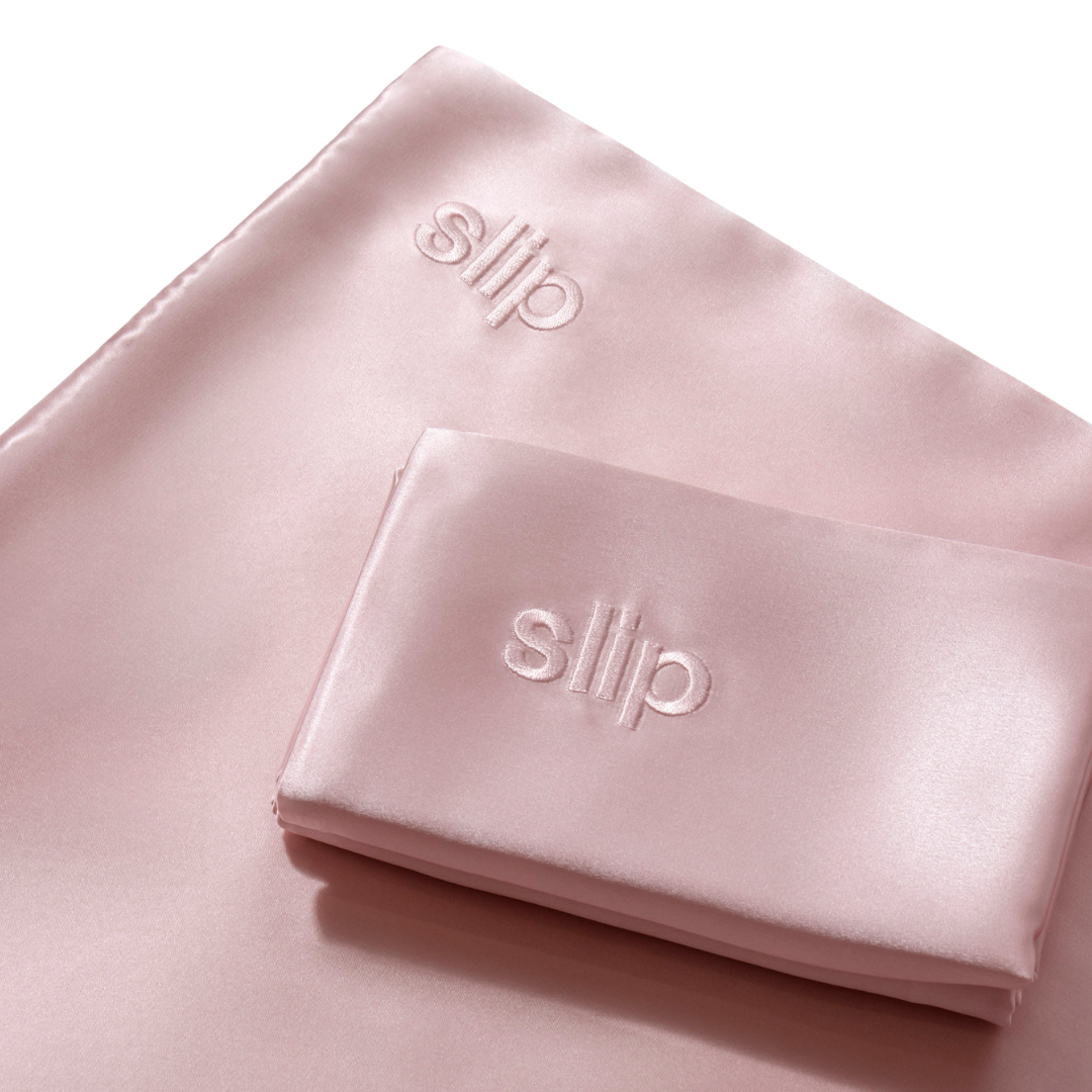SLIP Queen Zippered Pure Silk Pillowcase - Pink