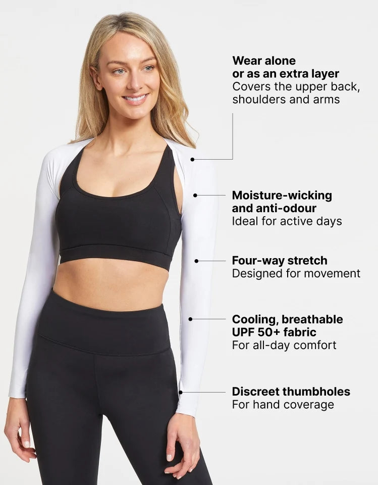 Solbari Women's Shoulder Wrap UPF 50+ - Coolasun Breeze Collection